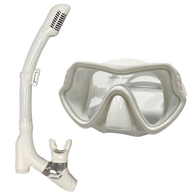 QYQ Niršanas maska Profesionāla niršanas maska ar caurulīti un snorkelu aizsargbrilles Brilles Niršanas peldēšana Easy Breath caurules komplekts Snorkel maska