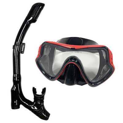 QYQ Niršanas maska Profesionāla niršanas maska ar caurulīti un snorkelu aizsargbrilles Brilles Niršanas peldēšana Easy Breath caurules komplekts Snorkel maska