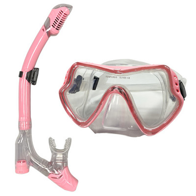 QYQ Niršanas maska Profesionāla niršanas maska ar caurulīti un snorkelu aizsargbrilles Brilles Niršanas peldēšana Easy Breath caurules komplekts Snorkel maska