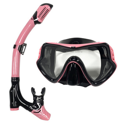 QYQ Niršanas maska Profesionāla niršanas maska ar caurulīti un snorkelu aizsargbrilles Brilles Niršanas peldēšana Easy Breath caurules komplekts Snorkel maska