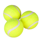 3 tk professionaalsed tennisepallid, mis on eriti võimsad, ülikõrge lisavarustus masinaga harjutamiseks