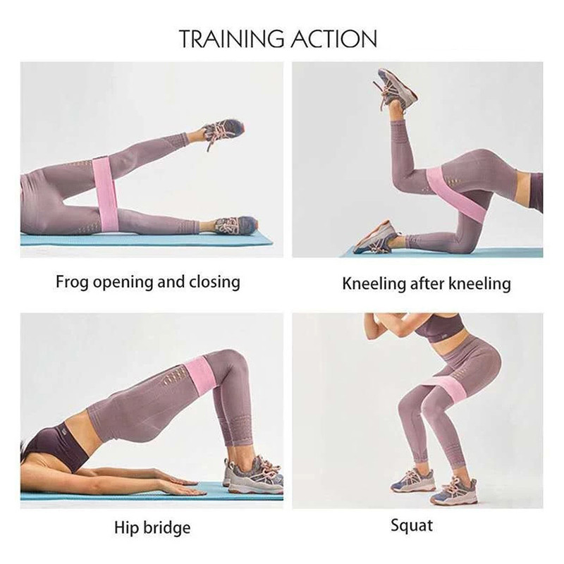 Fitneso elastinės varžos juostos Namų treniruotės Joga Sporto pasipriešinimo juostos Tempimo Pilatesas Crossfit treniruotės treniruoklių salės įranga