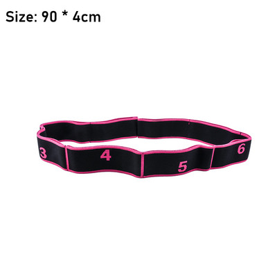 Jooga venitusrihm, 8 segmenti, kõrge elastsusega numbririhm, naiste jalgade venitusrihma lisatarvikud
