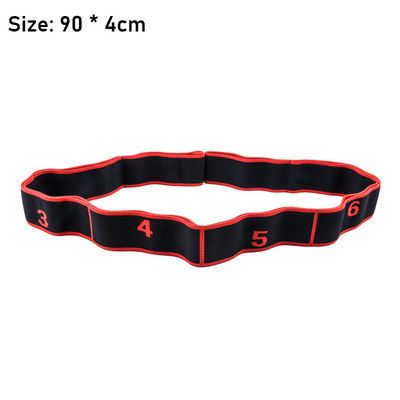 Jooga venitusrihm, 8 segmenti, kõrge elastsusega numbririhm, naiste jalgade venitusrihma lisatarvikud