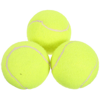 3Pcs Training Ball Professional Practice Rubber Ball Training Ball Tennis Ball for Outdoor