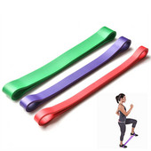 3 Χρώματα 600mm ελαστικές ζώνες αντίστασης Yoga Pilates Workout Loops Προπόνηση δύναμης Ζώνες αντίστασης για γυναίκες Άσκηση γυμναστικής