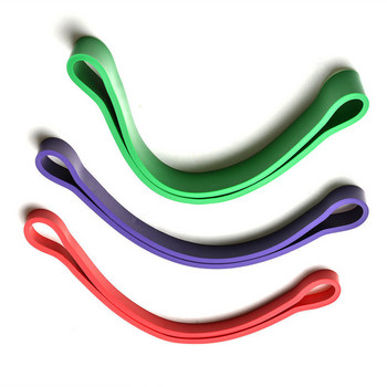 3 цвята 600 мм еластични ленти за съпротивление Йога Пилатес Тренировка Loops Силова тренировка Съпротивителни ленти за жени Фитнес упражнения