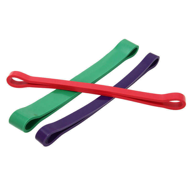 3 Χρώματα 600mm ελαστικές ζώνες αντίστασης Yoga Pilates Workout Loops Προπόνηση δύναμης Ζώνες αντίστασης για γυναίκες Άσκηση γυμναστικής