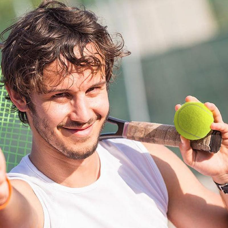 Mingi de tenis în vrac 3 buc. mingi de antrenament mingi de tenis mingi de tenis presurizate pentru începători de antrenament de tenis