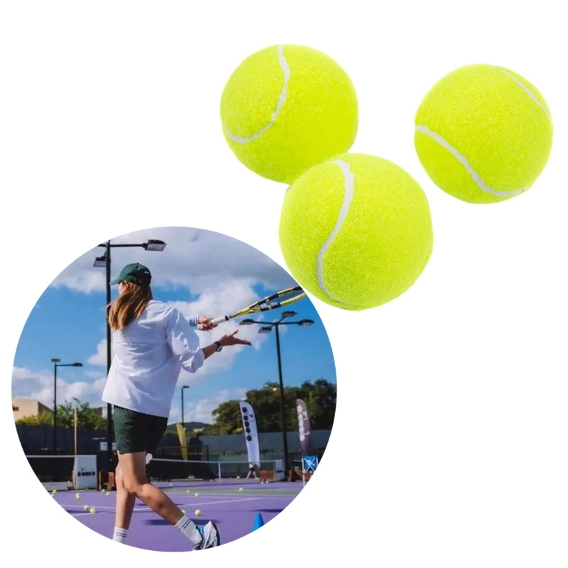 Accesorii de tenis pentru copii 1/3 buc Mingi de tenis în vrac pentru sporturi în aer liber Mingi de tenis Rachetă Jucărie Mingi de tenis Accesorii de tenis