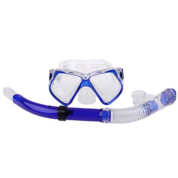 Καταδύσεις κολύμβησης με αναπνευστήρα τριών τεμαχίων Πλήρες ξηρό αναπνευστήρα Γυαλιά ενηλίκων Μάσκα κατάδυσης κολύμβησης