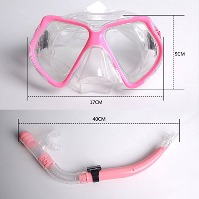 Sukeldumine Snorgeldamine Kolmeosaline täiskuiv snorkel, täiskasvanutele mõeldud prillid sukeldumismask Swimmin