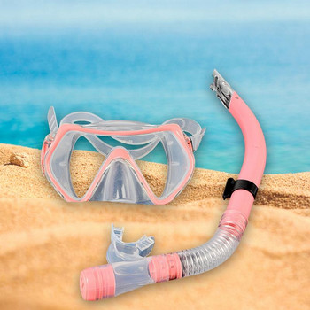 Μάσκες κατάδυσης Σετ κολύμβησης με αναπνευστήρα κατά της ομίχλης Σετ γυαλιά για ξηρό αναπνευστήρα Σετ γυαλιά για καταδύσεις Εξοπλισμός πισίνας 3 χρωμάτων