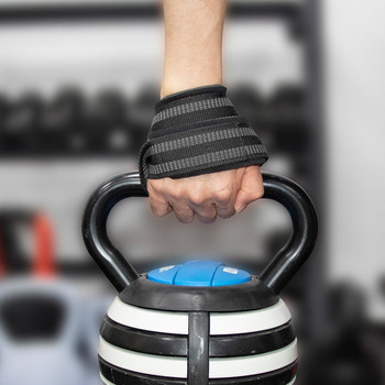 Barbell Lifting Wrist Strap Αντιολισθητική επένδυση Εικόνα 8 Ιμάντες ανύψωσης για άνδρες Γυναικεία Λαβή άρσης βαρών για Bodybuilding για το σπίτι