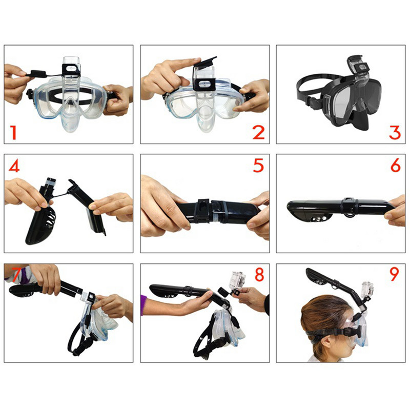 Κατάδυση κατά της ομίχλης, καταδύσεις, σετ κατάδυσης με καθαρή θέα και αναπνευστήρα, για δωρεάν αξεσουάρ κατάδυσης, ρυθμιζόμενο