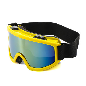 Двуслойни противомъгливи планински ски очила Висока разделителна способност Визуални пълни отблясъци Бариерни очила за каски за дейности на открито