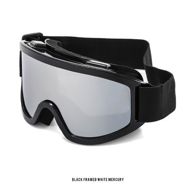 Oulylan Ochelari de schi Bărbați Femei Ochelari de schi anti-aburire UV400 Ochelari de zăpadă Ochelari de snowboard pentru adulți Ochelari de călărie sport