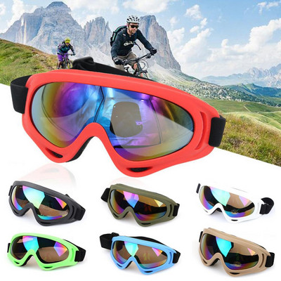 Unisex Skiing Glasses Snowboard Skate Snowmobile Eyewear Windproof Dustproof Anti-UV Cycling Sunglasses Sports Goggles