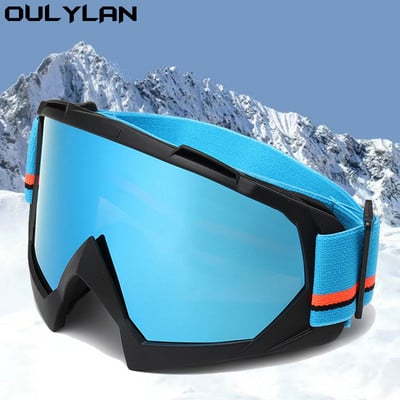 Nauji Slidinėjimo Akiniai Vyriški Moteriški UV400 Nerasojantys slidinėjimo akiniai Sniego akiniai Suaugusiųjų snieglenčių akiniai Sportiniai akiniai