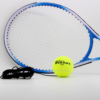 Welkin Professional Partner Rebound Практична топка с 3,8 метра еластично въже Тенис тренировъчна гумена топка за начинаещи