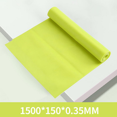 150cm Yoga Pilates Stretch Resistance Band Exercise Fitness Band Training Elastic Exercise Fitness Rubber Gym Yoga Tension Band
