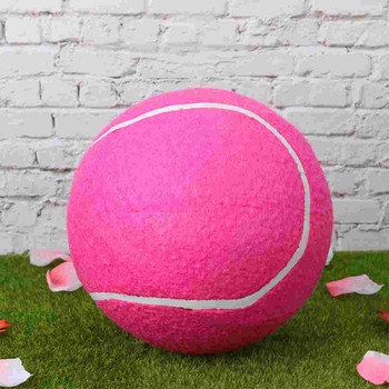 Φουσκωτό φανελένιο μπάλα τένις 20cm Γιγαντιαίο παιχνίδι για κατοικίδια μπάλα τένις Σκύλος Chew Toy Signature Μπάλες τένις Μπάλα για παιδιά σε εξωτερικούς χώρους