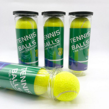 Тренировъчни тенис топки 3 БР. Мека тенис топка Тренировъчна топка Тенис топки под налягане за начинаещи тенис тренировки