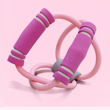 Γυμναστήριο 8 Word Elastic Band Chest Developer Rubber Expander Rope Αθλητικά προπόνηση Ζώνες αντίστασης Εξοπλισμός γυμναστικής Εκπαίδευση γιόγκα