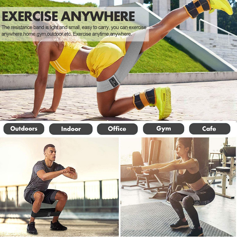 Elastinės treniruočių juostos Medžiaginės atsparumo juostos Komplektas Kilpinė įranga Tinka kūnui Namuose Treniruotės Sporto salė Sporto batai Kojos Šlaunys Užpakalis
