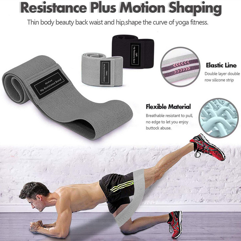Elastinės treniruočių juostos Medžiaginės atsparumo juostos Komplektas Kilpinė įranga Tinka kūnui Namuose Treniruotės Sporto salė Sporto batai Kojos Šlaunys Užpakalis
