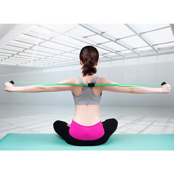 Νέο ελαστικό σχοινί ελαστικό σχοινί λατέξ λαστιχένιο βραχίονα γυμναστικής Αντίσταση γυμναστικής Άσκηση Pilates Yoga Liga De Resistencia #40