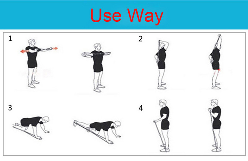 Nauja tampri elastinė juosta virvė Latekso guminė rankena treniruoklių salės priedai Atsparumas Fitneso Pratimai Pilates Joga Liga De Resistencia #40