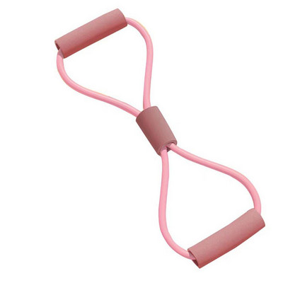 Упражнение с 8 думи Гумена лента за съпротивление Еластични ленти Йога Фитнес Еластична тръба Гумен колан Упражнение Разширител за гърди