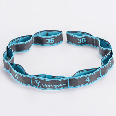 Elastinė juosta jogos tempimui, fiziniam lavinimui, pasipriešinimo juosta, šokių pradedantiesiems, įtempimo diržas, treniruoklių salė