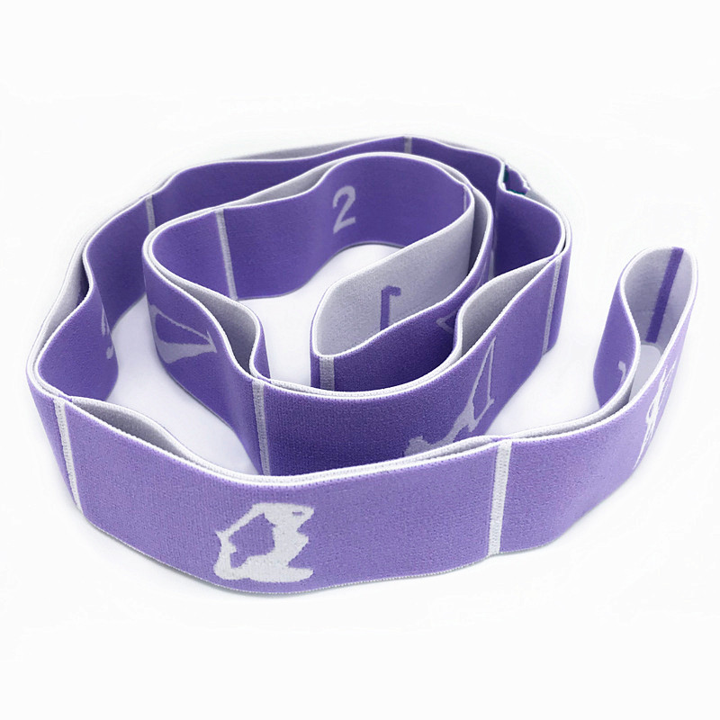 9 tinkleliai Daugiafunkcinis jogos tempimo diržas suaugusiems Lotynų Amerikos šokių treniruotės elastinės juostos pradedantiesiems pilateso pasipriešinimo juosta