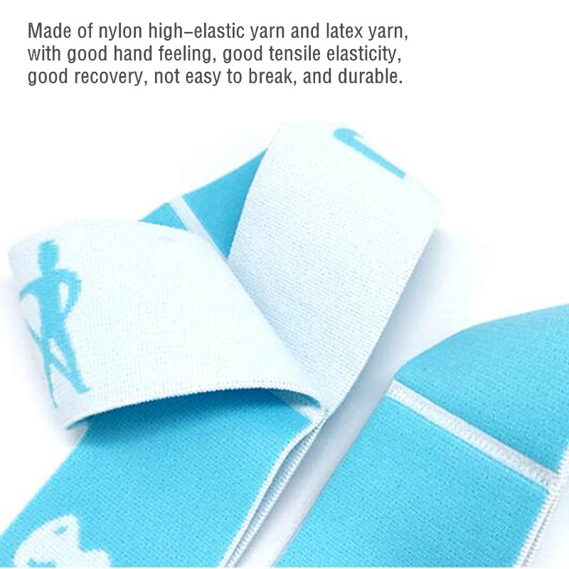 9 tinkleliai Daugiafunkcinis jogos tempimo diržas suaugusiems Lotynų Amerikos šokių treniruotės elastinės juostos pradedantiesiems pilateso pasipriešinimo juosta