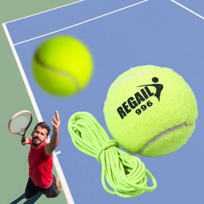 Тренировка на координацията между ръцете и очите Здрава тренировъчна топка за тенис тренажор за спорт
