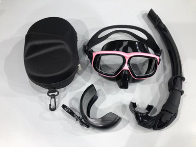 Професионална силиконова водоустойчива маска за гмуркане за възрастни, огледало за гмуркане, плаващ комплект за гмуркане против замъгляване, дълбок комплект с голяма рамка