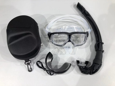 Професионална силиконова водоустойчива маска за гмуркане за възрастни, огледало за гмуркане, плаващ комплект за гмуркане против замъгляване, дълбок комплект с голяма рамка