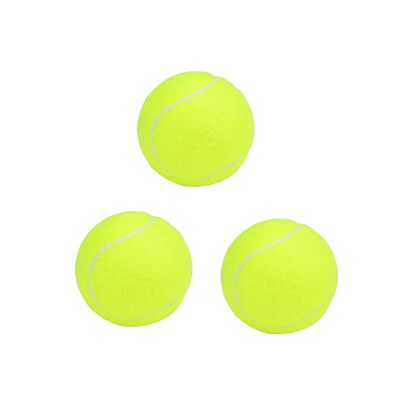 3 PCS Професионални гумени топки за падел Висока устойчивост Издръжлива тренировъчна топка за тенис за тренировки в училищни клубове