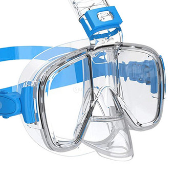 Μάσκα κατάδυσης Ρυθμιζόμενη μάσκα κολύμβησης με αναπνευστήρα Διόπτρες Πανοραμική κατά των διαρροών κατά της ομίχλης για ενήλικες Παιδικά γυαλιά κολύμβησης Δώρο
