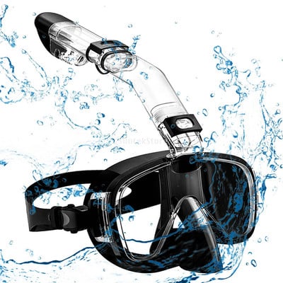 Diving Mask Adjustable Snorkeling Mask Diopters Panoramic Anti-Leak Anti-Fog for Adults Children Swimming Goggles Gear Gift