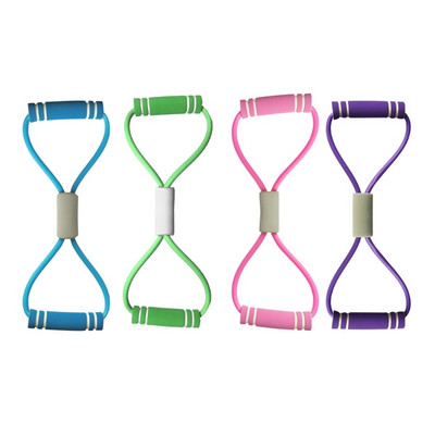 8 Resistance Band Yoga Resistance Band Stretch Fitness Band 8 Shape Pull Rope Figure for Home Workout Physical-Therapy