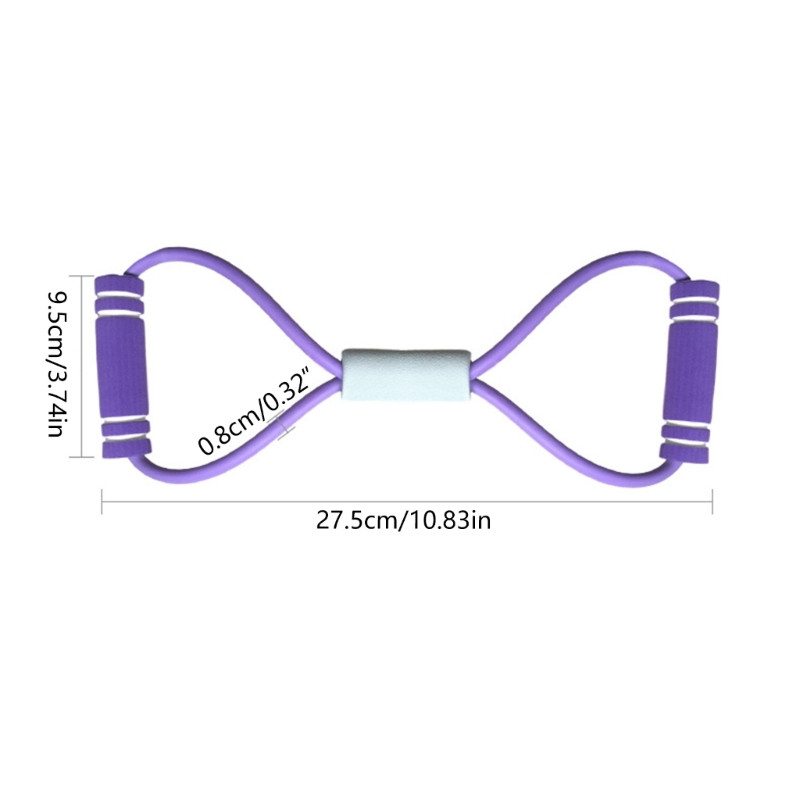 8 Resistance Band Йога Resistance Band Stretch Fitness Band 8 Shape Pull Rope Фигура за домашна тренировка Физиотерапия