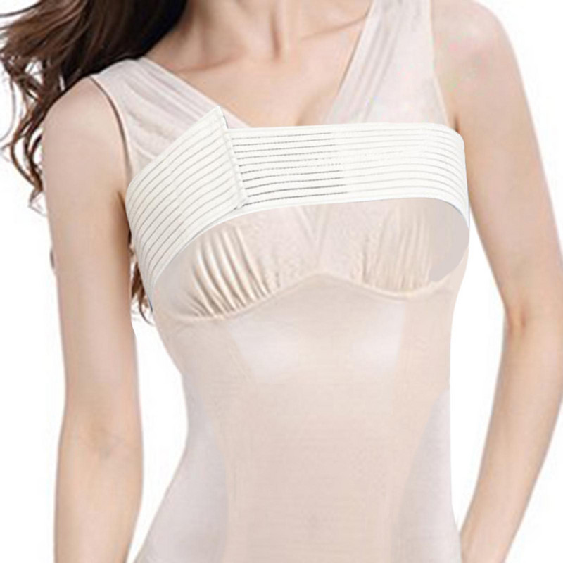 Лента за компресиране на гърдите Намаляване на налягането в гърдите Лента за стабилизиране на гърдите Регулируема устойчива на удари за фитнес скачане на въже