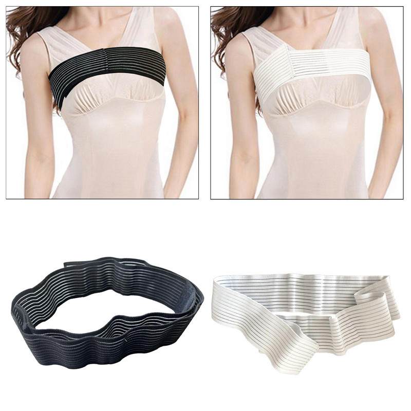 Лента за компресиране на гърдите Намаляване на налягането в гърдите Лента за стабилизиране на гърдите Регулируема устойчива на удари за фитнес скачане на въже