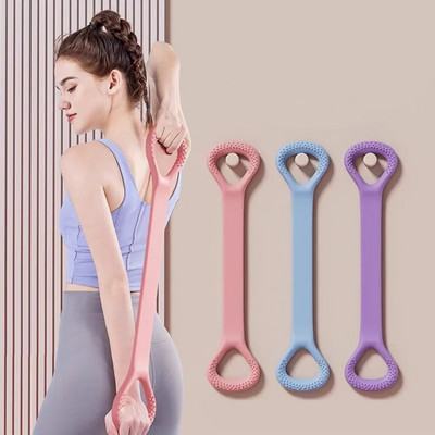 8-shaped Fitness Resistance Band Sports Workout Elastic Band Home Fitness Rubber Pull Rope Yoga Training Exercise Gym Equipment
