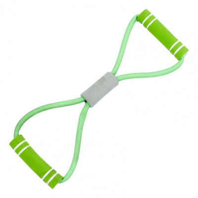 Jogos pasipriešinimo juosta su rankena 8 formos elastinė pratimų juosta raumenų lavinimo pagalbinė priemonė treniruoklių salė fitneso elastinė traukimo virvė