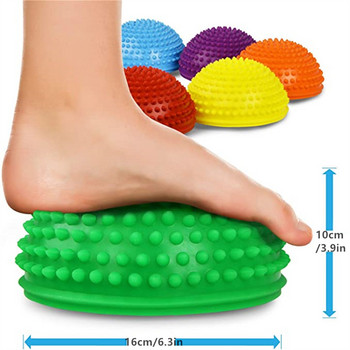 Φουσκωτές μπάλες γιόγκα Half Sphere PVC Massage Ball Balance Pods Disc Fitness Pilates Ασκήσεις Εξοπλισμός τρένου για ενήλικες Παιδί