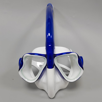 Цяло лицева маска за гмуркане с шнорхел за възрастни, оборудвана с нова система за суха горна част